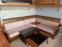 WOODEN SOFA 