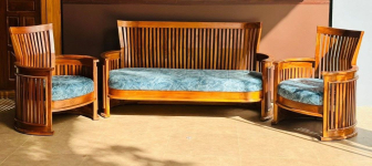 WOODEN SOFA 
